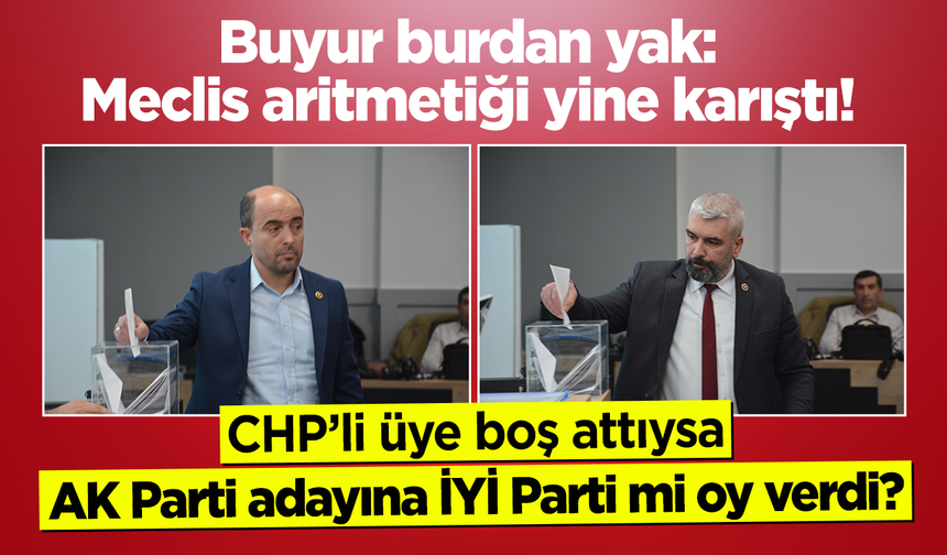 Buyur burdan yak: Meclis aritmetiği yine karıştı