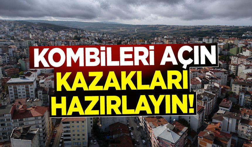 Kombileri açın kazakları hazırlayın