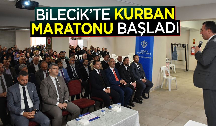Bilecik’te Kurban Maratonu Başladı