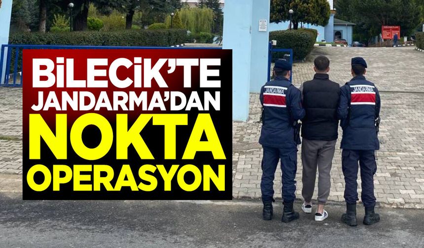 Jandarma’dan Nokta Operasyon