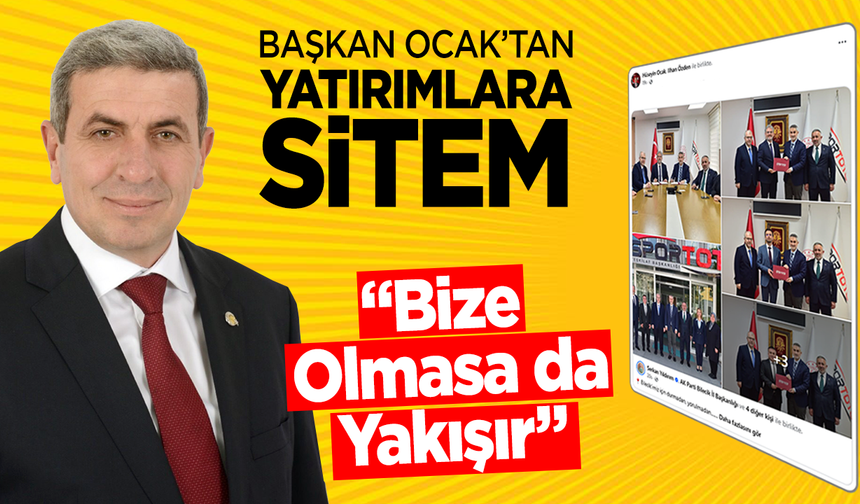 Başkan Ocak'tan Spor Yatırımlarına Sitem: “Bize Olmasa da Yakışır”