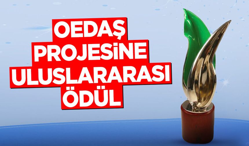 OEDAŞ Projesine Uluslararası Ödül