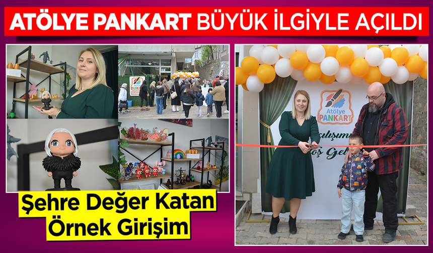Bilecik'e Değer Katan Örnek Girişim: Atölye Pankart Büyük İlgiyle Açıldı