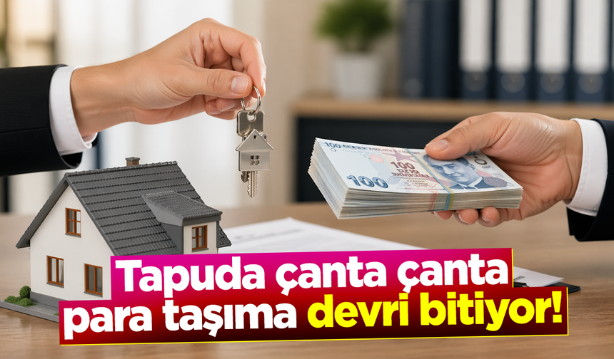 Tapuda çanta çanta para taşıma devri bitiyor!
