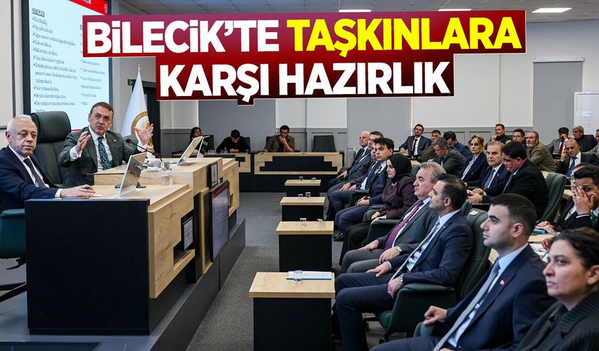 Bilecik’te Taşkınlara Karşı Hazırlık