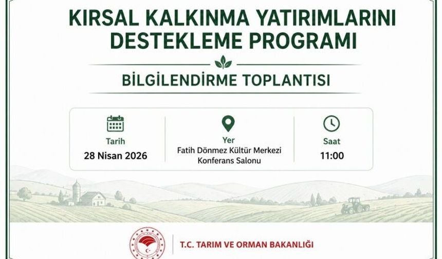 ÜRETİCİLERE HİBE DESTEĞİ BİLGİLENDİRMESİ