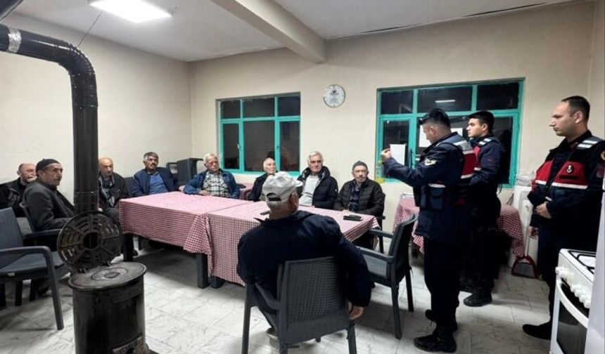 Yenipazar’da Hayvan Hırsızlığına Karşı Bilgilendirme Çalışması