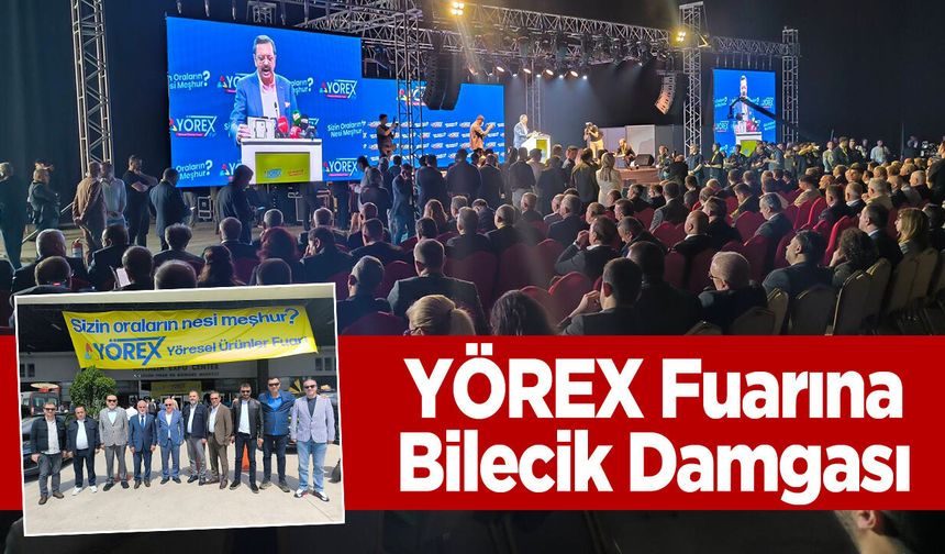 YÖREX Fuarına Bilecik Damgası