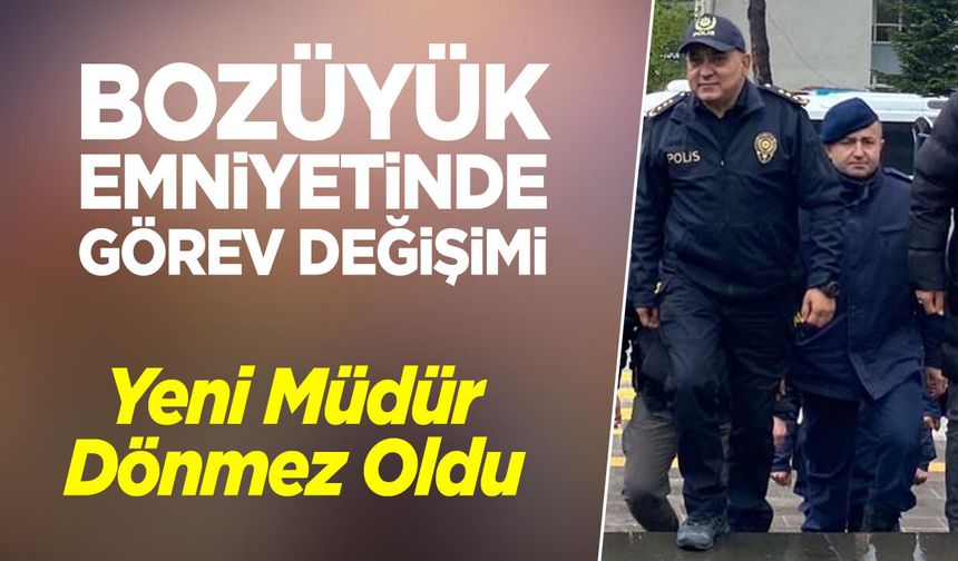 Bozüyük’te Emniyette Görev Değişimi