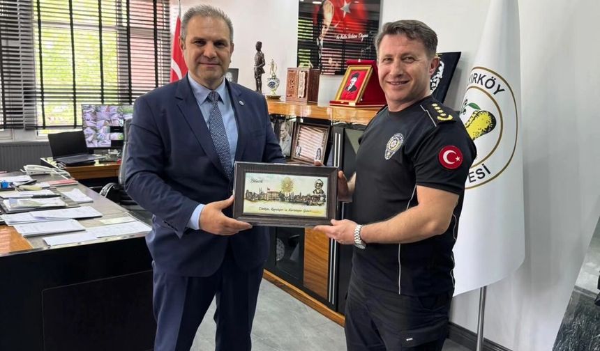 Emniyet Müdürü Çağlar’dan Bayırköy Belediyesine Ziyaret