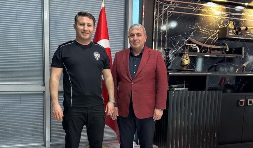 Emniyet Müdürü Çağlar’dan Vezirhan Belediyesine Ziyaret