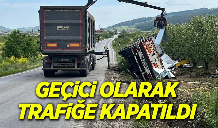 İznik–Pamukova Karayolu Geçici Olarak Trafiğe Kapatıldı