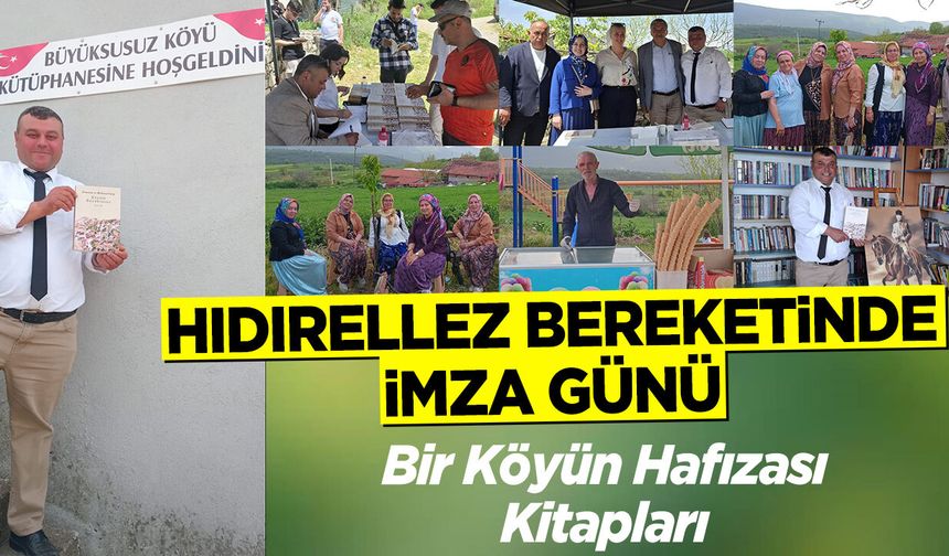HIDRELLEZ BEREKETİNDE İMZA GÜNÜ
