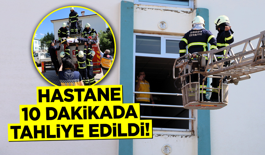 Hastane 10 Dakikada Tahliye Edildi