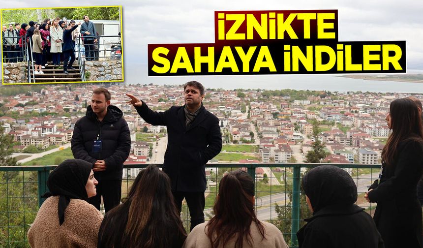 Bilecikli üniversiteliler İznik’te sahaya indi