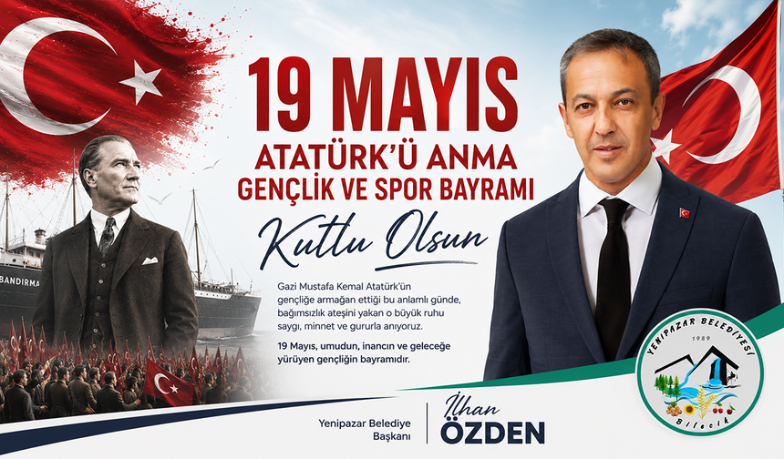 BAŞKAN ÖZDEN'DEN 19 MAYIS KUTLAMA MESAJI
