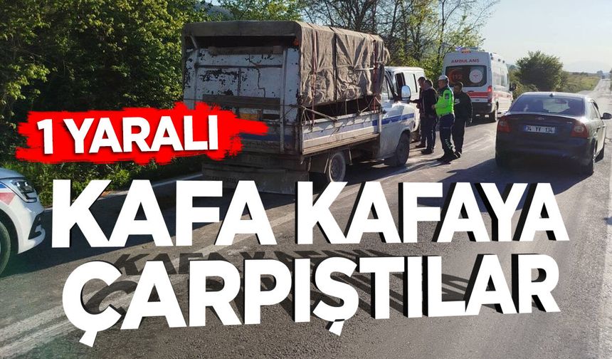 Kafa kafaya çarpıştılar