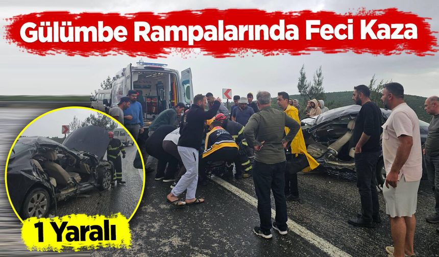 Gülümbe Rampalarında Feci Kaza: 1 yaralı