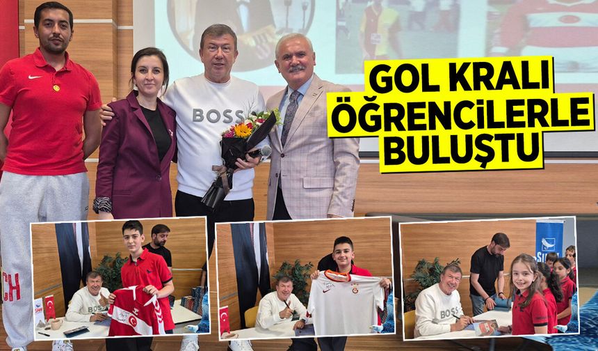 Gol Kralı Öğrencilerle Buluştu