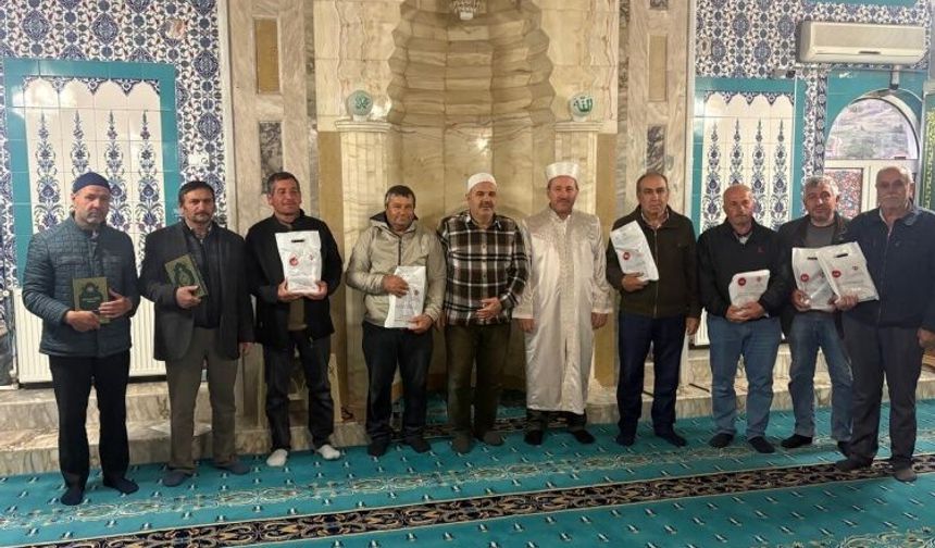 Küre Köyü’nde sabah namazı buluşması
