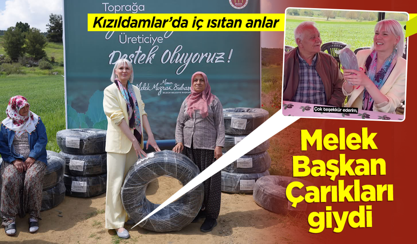 Melek Başkan Çarıkları giydi