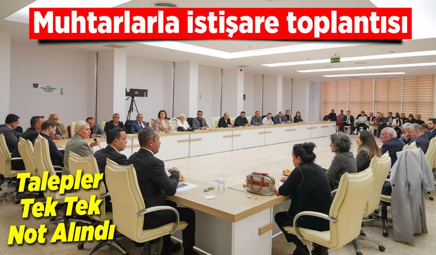Bilecik’te Muhtarlarla İstişare Toplantısı