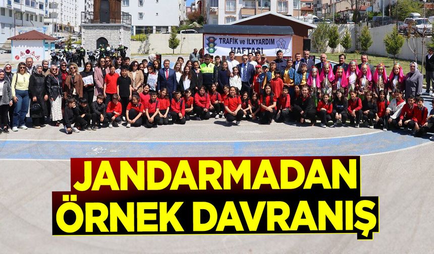Jandarmadan örnek davranış