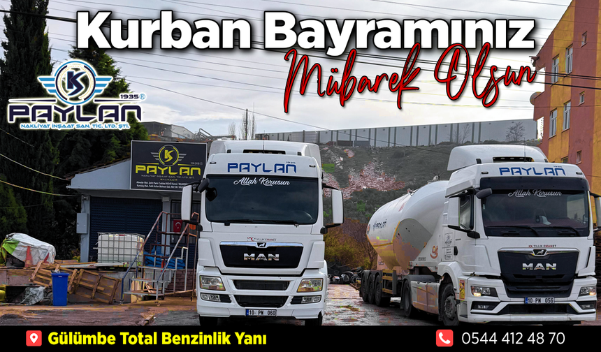 PAYLAN KURBAN BAYRAMI TEBRİĞİ