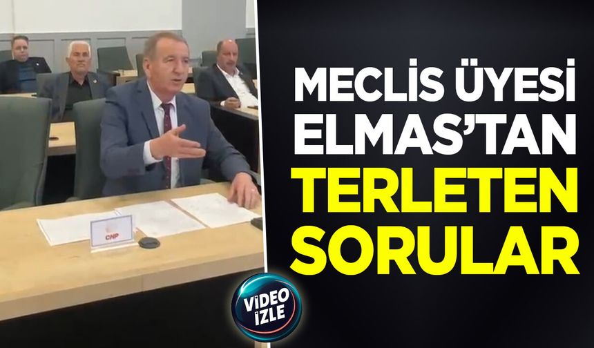 Meclis Üyesi Elmas'dan Terleten Sorular
