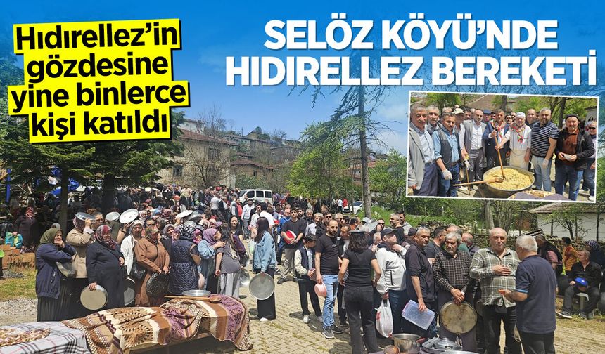 Selöz Köyü’nde Hıdırellez Bereketi