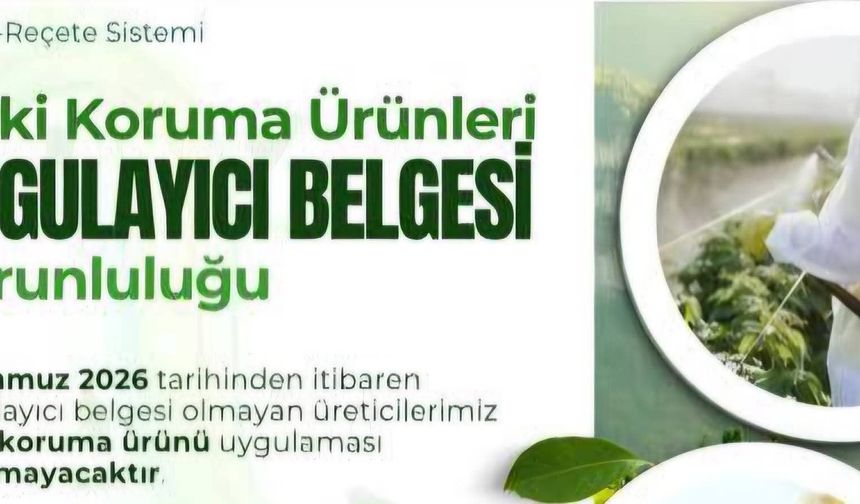 Söğüt’te Çiftçilere “Bitki Koruma Ürünleri Uygulayıcı Belgesi” Uyarısı