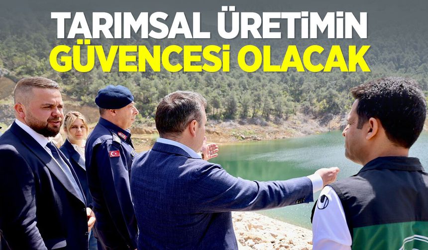 Vali Sözer’den Soğucakpınar Barajı’nda İnceleme