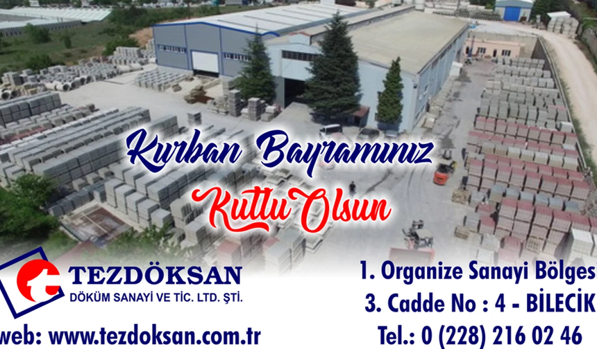 TEZDÖKSAN KURBAN BAYRAMI TEBRİĞİ