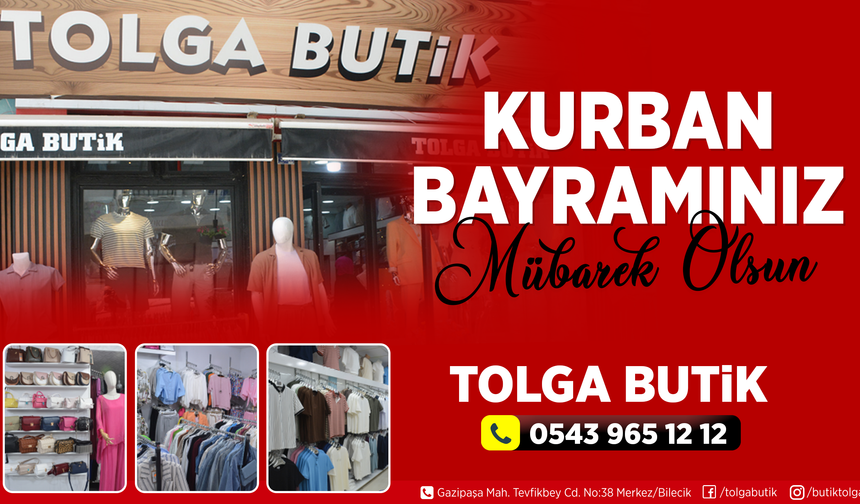 TOLGA BUTİK KURBAN BAYRAMI TEBRİĞİ