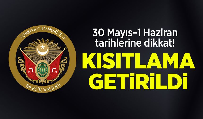 Bilecik’te Tedbirler Açıklandı