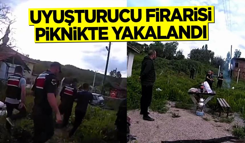 Uyuşturucu firarisi piknikte yakalandı