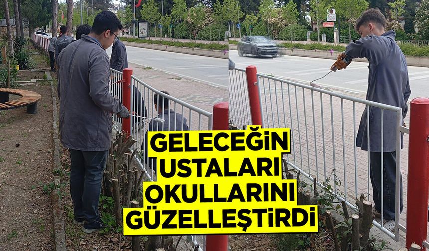 Geleceğin Ustaları Okullarını Güzelleştirdi