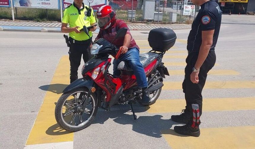 Bozüyük’te Motosiklet Denetimi