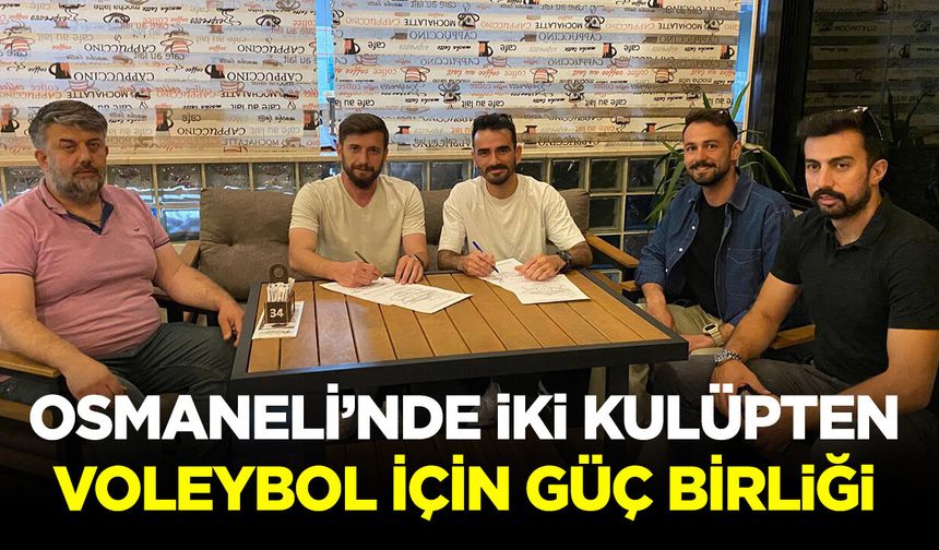 Osmaneli'nde Voleybol İçin Güç Birliği: İki Kulüpten Ortak Gelecek Hamlesi