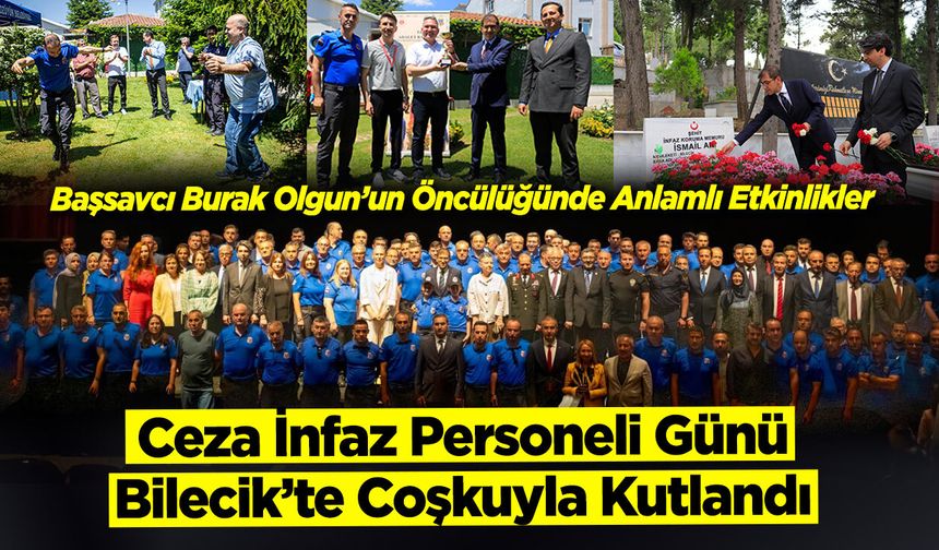 Ceza İnfaz Personeli Günü Bilecik’te Coşkuyla Kutlandı