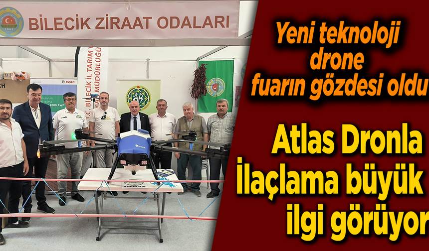 Atlas Dronla İlaçlama büyük ilgi görüyor