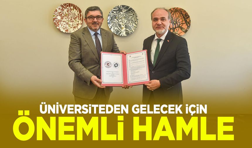 Üniversiteden gelecek için önemli hamle