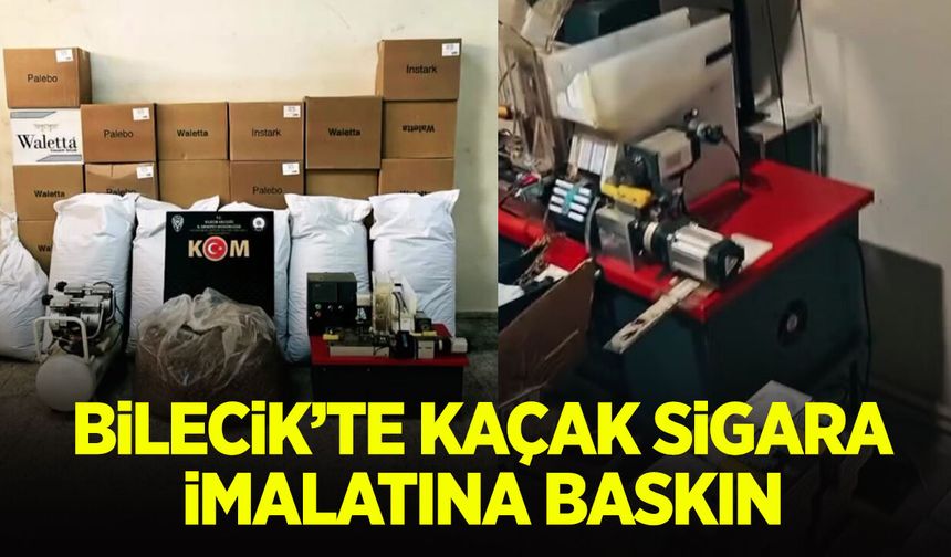 Kaçak Sigara İmalatına Baskın