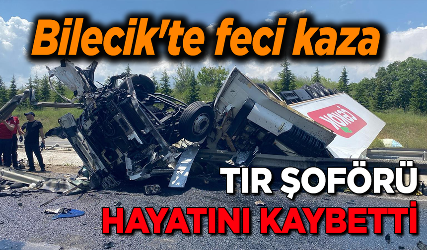 Bilecik'te feci kaza