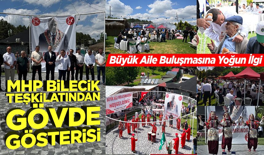 MHP Bilecik Teşkilatından Gövde Gösterisi