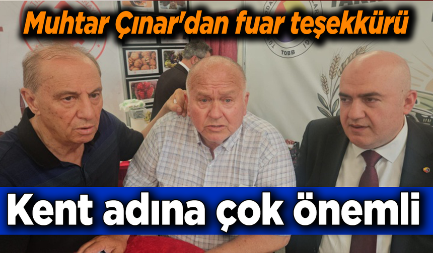 Kent adına çok önemli