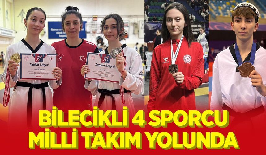 Bilecikli 4 Sporcu Milli Takım Yolunda