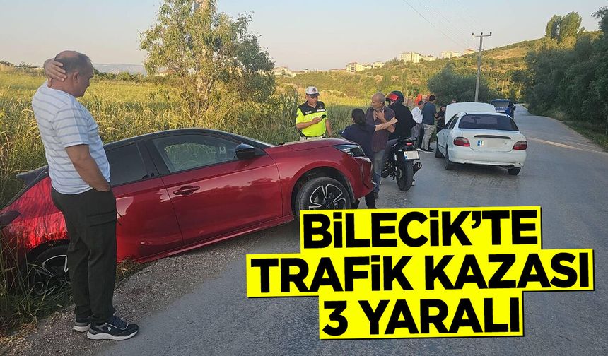 Bilecik’te Trafik Kazası: 3 Kişi Yaralandı
