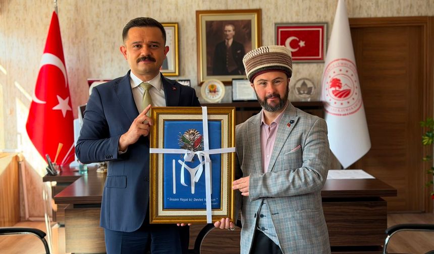 Hakkı Kaptan'dan Kaymakam Onur Titiz'e Anlamlı Ziyaret