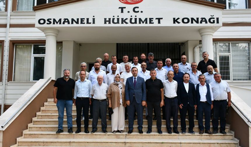 Kaymakam Yılmaz Muhtarlarla Bir Araya Geldi